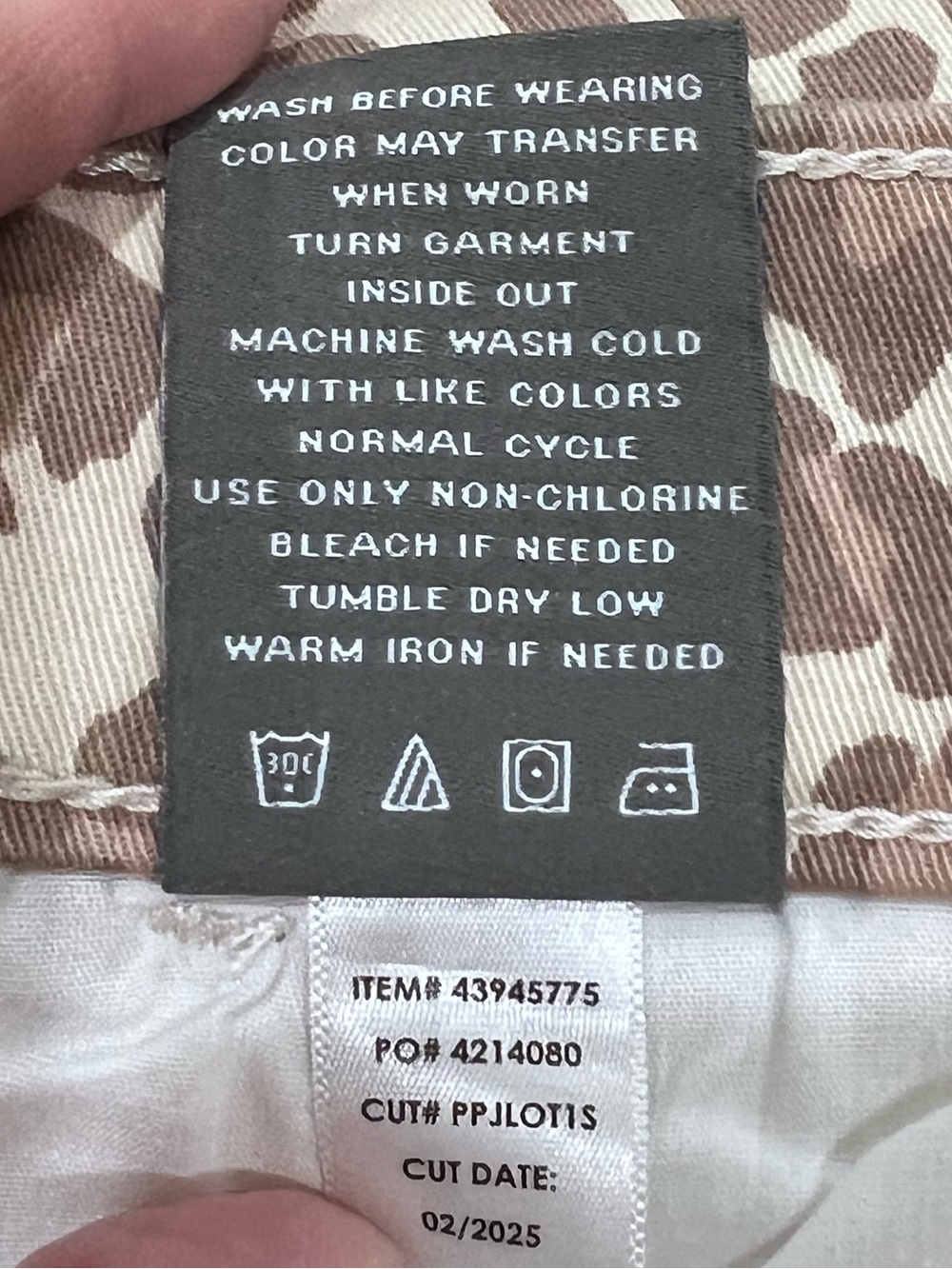 Torrid Weekend Mid-Rise Wide-Leg Pant Monday Leopard Print Size 1S/14-16/1X - Picture 6 of 6